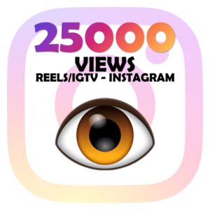 25000 Views Reel/IGTV - Instagram