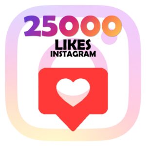 25.000 Likes + 5.000 EXTRA - Instagram