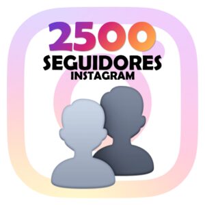2500 Seguidores + 125 EXTRA - Instagram